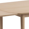 Lot de 2 rallonges de table ASTON  Chêne huilé Pigmenté blanc