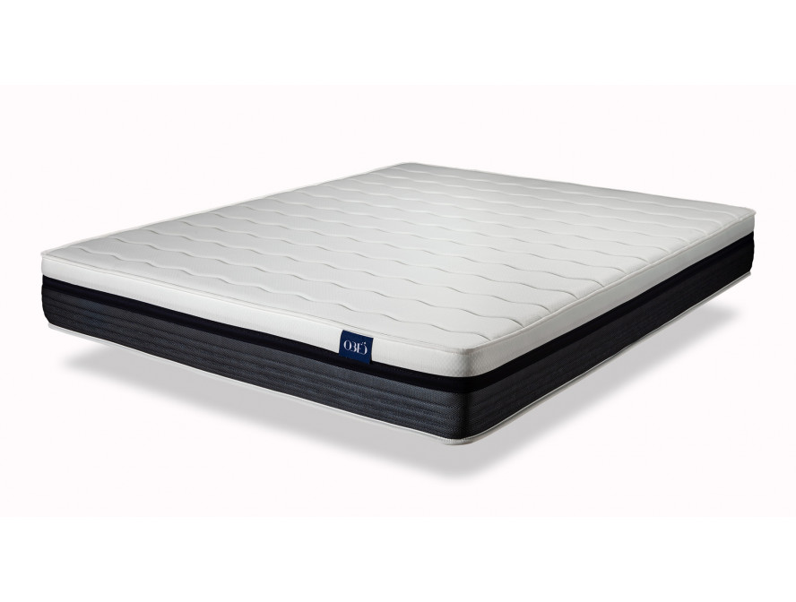 Matelas BEN en mousse à mémoire de forme MemoryTex + mousse Ergolattex - 25cm d'épaisseur - 160 x 200 cm