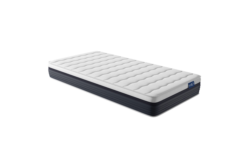 Matelas BEN en mousse à mémoire de forme MemoryTex + mousse Ergolattex - 25cm d'épaisseur - 90 x 190 cm