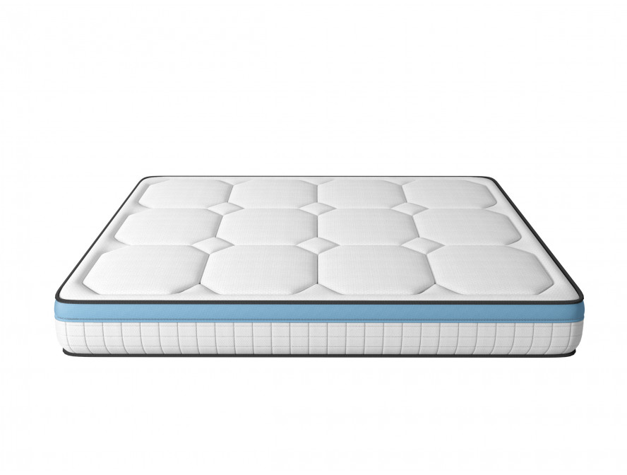 Matelas GEL en mousse à mémoire de forme MemoryTex + mousse frozen gel - 24cm d'épaisseur - 140 x 190 cm