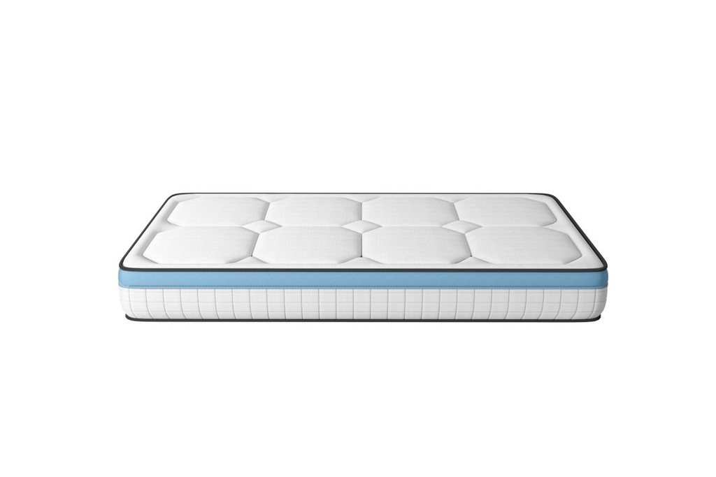 Matelas GEL en mousse à mémoire de forme MemoryTex + mousse frozen gel - 24cm d'épaisseur - 90 x 190 cm