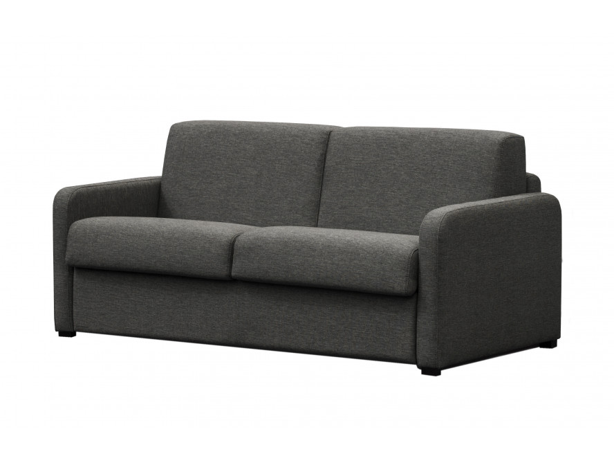 Canapé convertibleALYCE  système couchage express 3 places en tissu - Gris foncé - 160 cm