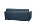 Canapé convertible ALYCE  système couchage express 3 places en tissu - Bleu foncé - 160 cm