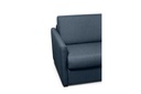 Canapé convertible ALYCE  système couchage express 3 places en tissu - Bleu foncé - 160 cm
