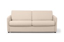 Canapé convertible ALYCE  système couchage express 3 places en tissu - Beige - 160 cm