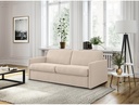 Canapé convertible ALYCE  système couchage express 3 places en tissu - Beige - 160 cm