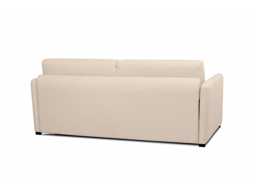 Canapé convertible ALYCE  système couchage express 3 places en tissu - Beige - 160 cm