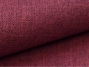Canapé convertible ALYCE système couchage express 3 places en tissu - Bordeaux - 140 cm