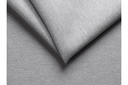 Canapé d'angle XXL BELAGIA 4 places en tissu - Gris clair - Angle Gauche