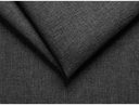 Canapé d'angle convertible RIO 5 places avec coffre de rangement en tissu - Gris foncé - Angle Droit