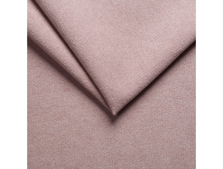 Canapé d'angle convertible RIO 5 places avec coffre de rangement en tissu - Vieux rose - Angle Gauche