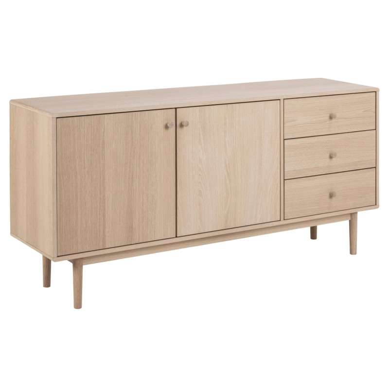 Buffet ASTON  Chêne huilé Pigmenté blanc