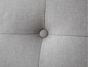 Canapé d'angle convertible réversible MARIVO  en tissu - Gris clair