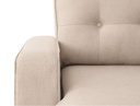 Canapé d'angle convertible réversible MARIVO  en tissu - Beige
