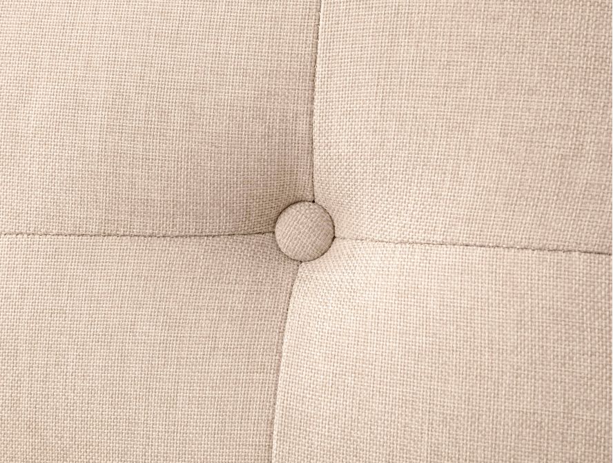 Canapé d'angle convertible réversible MARIVO  en tissu - Beige