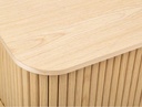 Meuble TV GOTA 120cm en bois et laiton - Bois