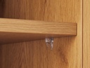 Meuble TV BRODI120cm en bois et pieds noirs - Bois

