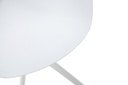 Chaise pivotante OWEN en polypropylène - Blan