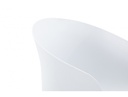 Chaise pivotante OWEN en polypropylène - Blan
