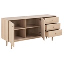 Buffet ASTON  Chêne huilé Pigmenté blanc