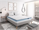 Matelas GEL en mousse à mémoire de forme MemoryTex + mousse frozen gel - 24cm d'épaisseur - 140 x 190 cm
