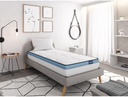 Matelas GEL en mousse à mémoire de forme MemoryTex + mousse frozen gel - 24cm d'épaisseur - 90 x 190 cm