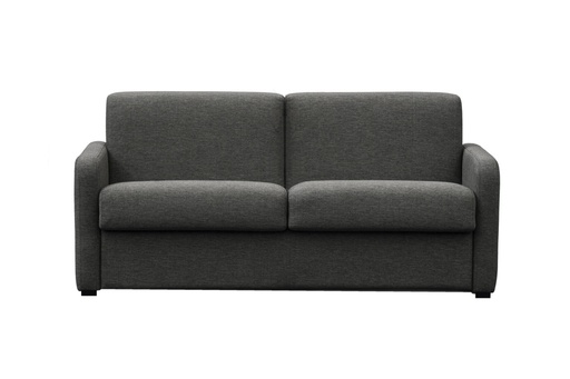[ALICETGRF160] Canapé convertible ALYCE  système couchage express 3 places en tissu - Gris foncé - 160 cm