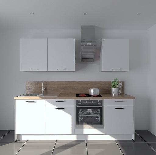La cuisine  de 2.40 m avec électroménager